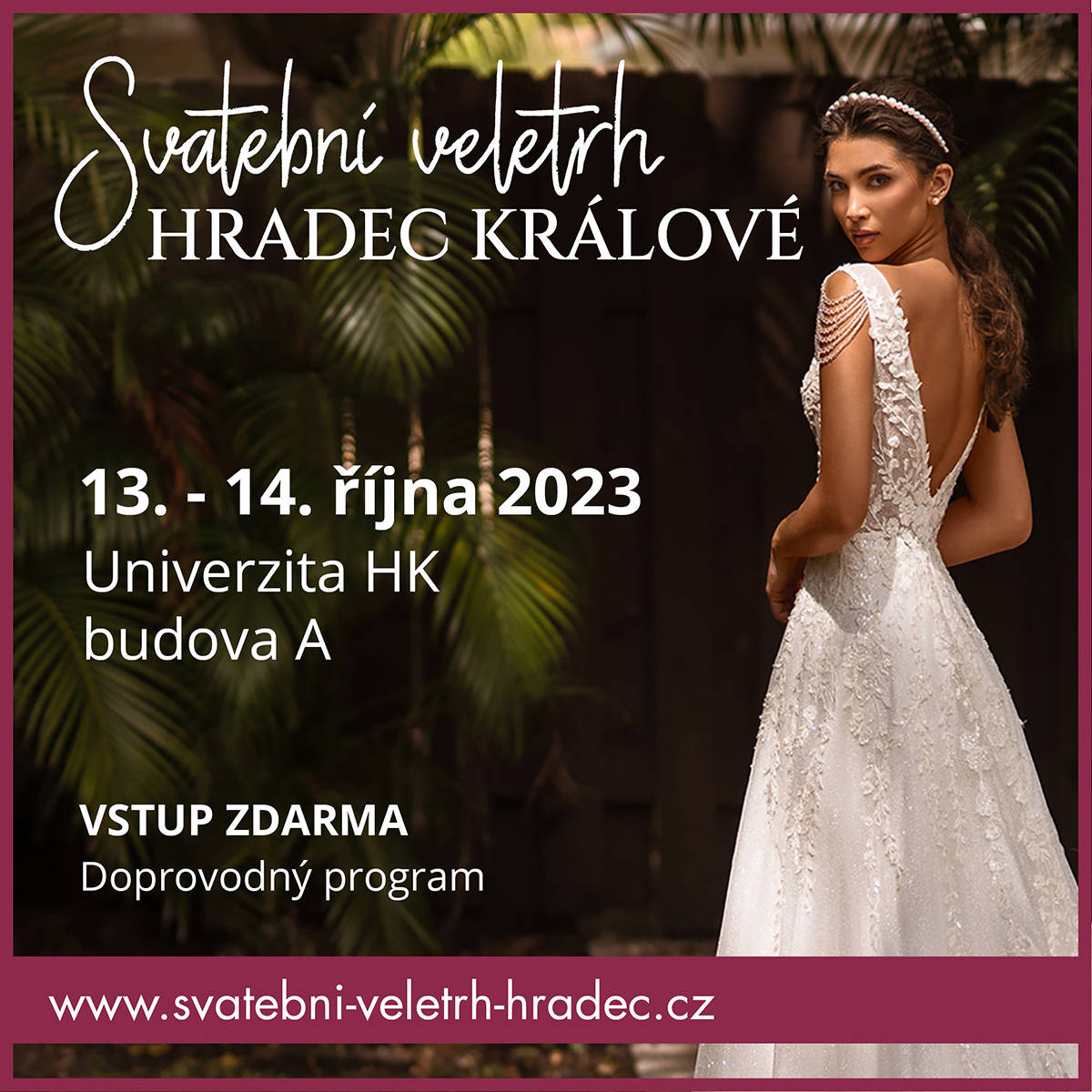Svatební veletrh Hradec Králové 2023 – pozvánka
