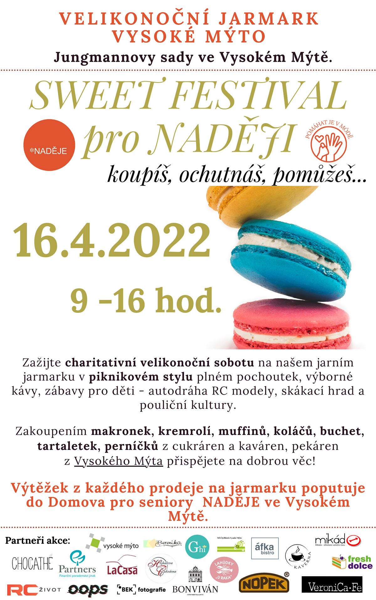 Sweet festival pro Naději